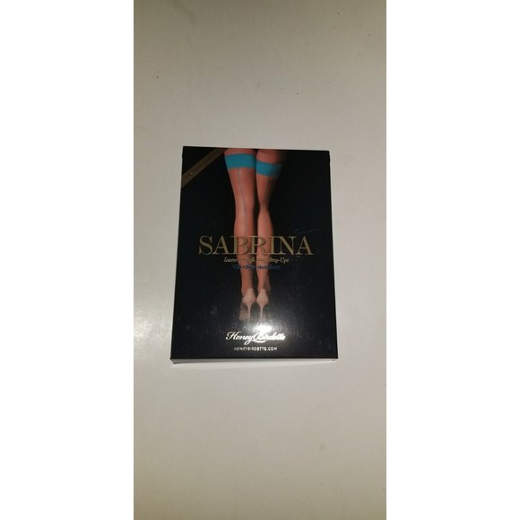 Honey Birdette Sabrina Stockings Luxury Thigh High Stay Ups new - Picture 2 of 5